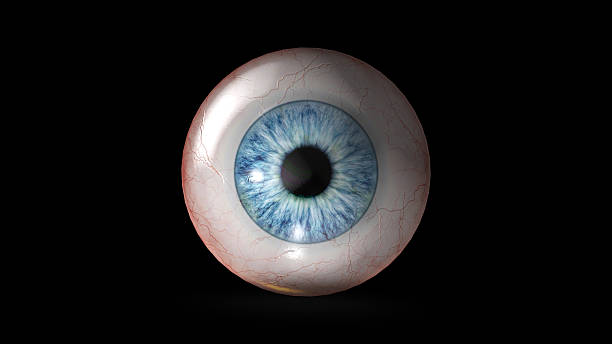 istock Human Eye Ball on black background 2236229744