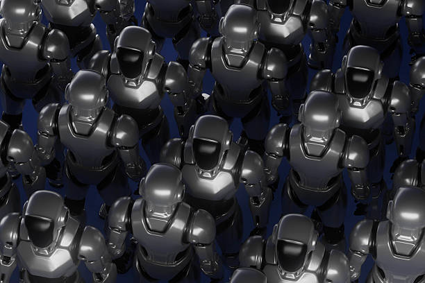 istock A group of robots are lined up in a row 2236230393