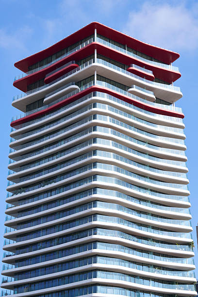 Corporate buildings at the Forum in Barcelona