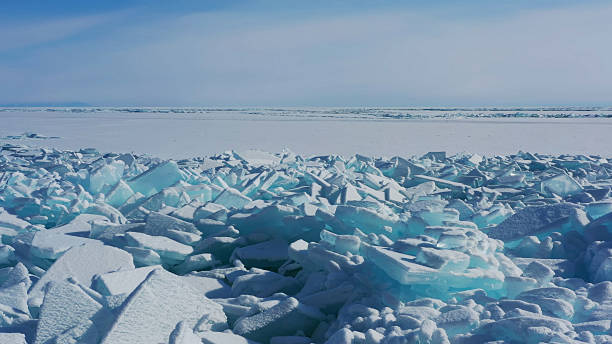 istock Ice ridges on Lake Baikal 2236234106
