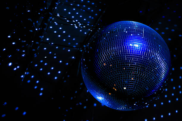 istock Blue Disco Ball Close-up. Entertainment industry. 2236248934