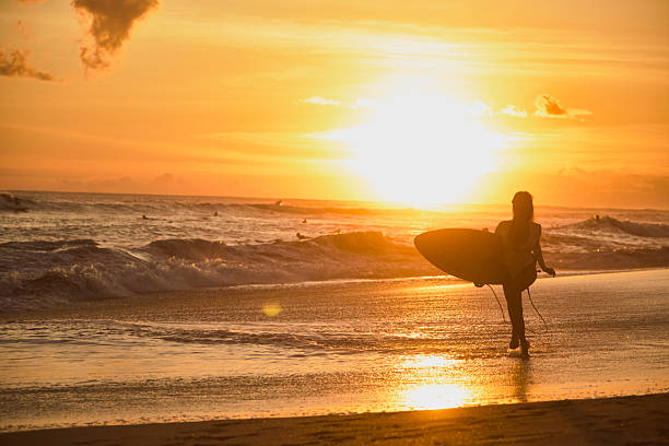 Female surfer