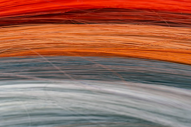 background hair color swatches close-up
