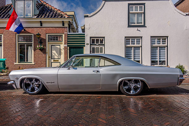 Chevrolet Impala Classic Car at The National Oldtimer Day in Alphen aan den Rijn, Netherlands