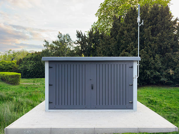 istock Modern transformer substation enhancing city park's electrical infrastructure 2236265586
