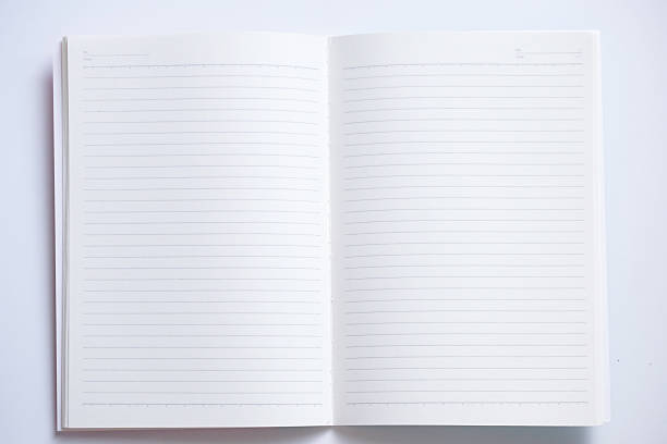 istock Close-up of blank notebook isolated on white background 2236269265