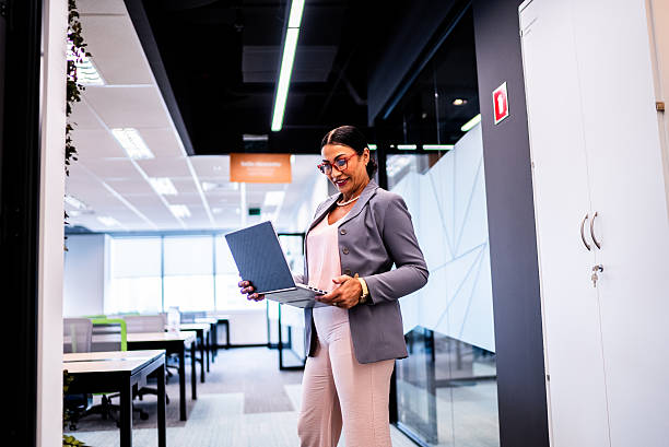 istock Mature businesswoman using laptop on the office 2236269670