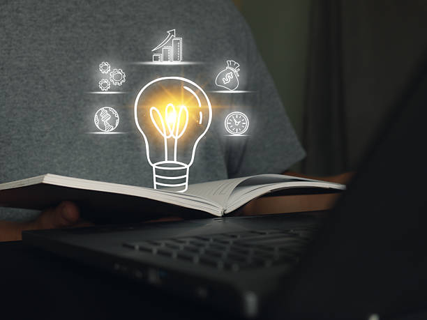 istock Creative Learning and Innovation Concept with Light Bulb and Business Icons 2236274650
