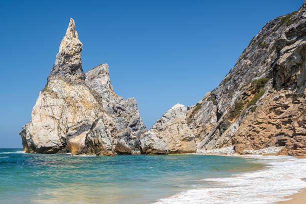 istock Dramatic Rock Formation at Praia da Ursa, Cabo da Roca 2236286071