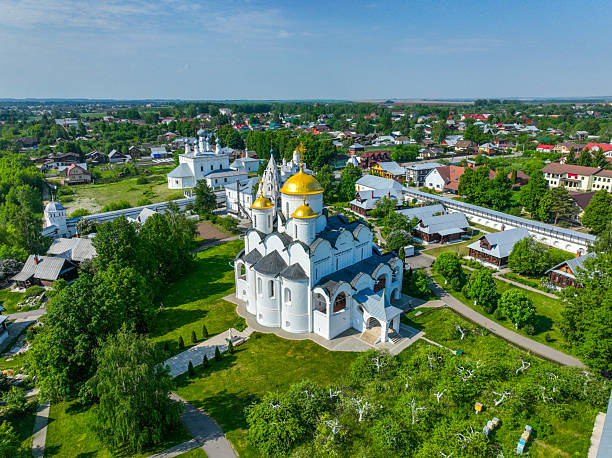 istock Suzdal Monastery with golden domes 2236292781