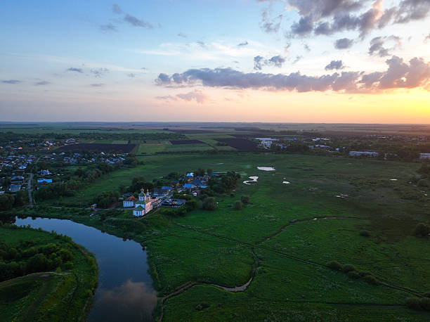istock Suzdal rural landscape at sunset panorama 2236292892