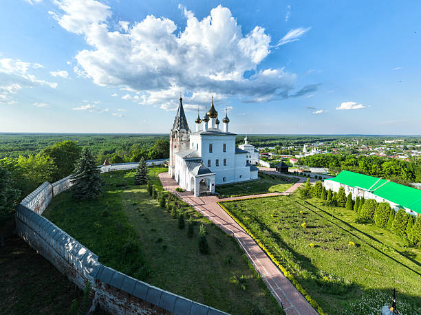istock Gorokhovets monastery and bell tower aerial 2236294944