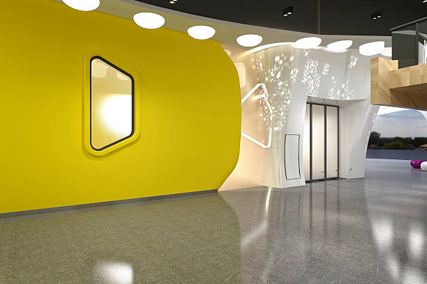 istock 3d render luxury hotel lobby entrance 2236316323