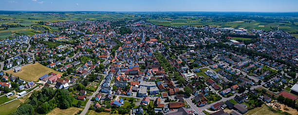 istock Aerial view around the city Langenau 2236334840