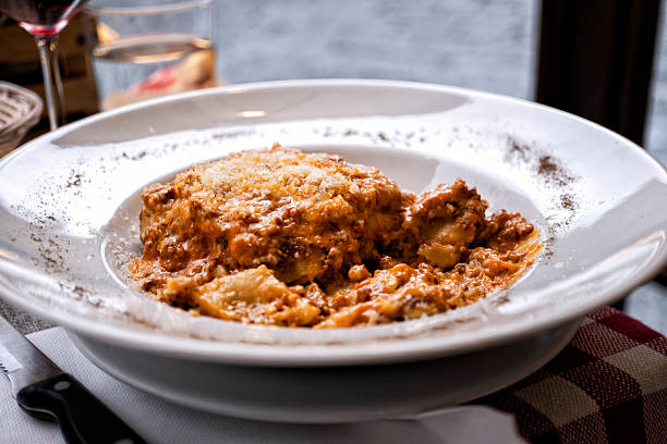 Traditional Italian lasagna
