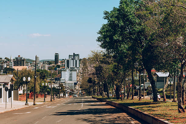 In the photo, landscape in the city of São Miguel do Oeste, located in the West region of the state of Santa Catarina.