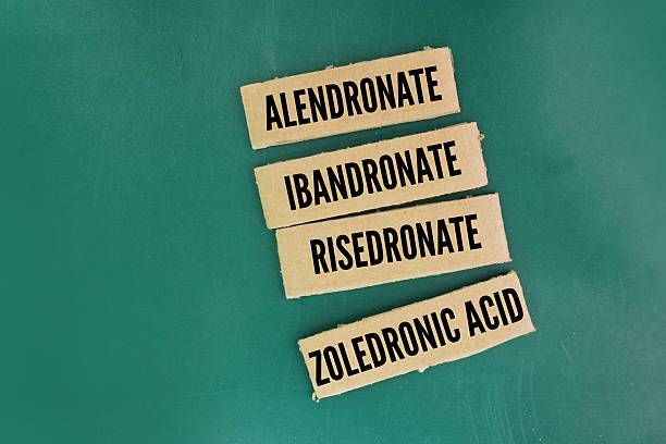 istock Four commonly prescribed nitrogenous bisphosphonates for postmenopausal osteoporosis include alendronate, ibandronate, risedronate, and zoledronic acid. These medications differ in their administration and dosing schedules 2236339588