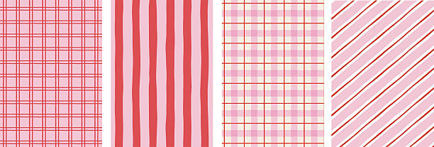 Hand drawn Christmas backgrounds set with retro patterns for cards, banners, and prints. Vector Illustration.