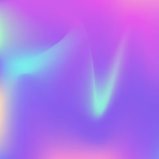 istock Pearlescent Texture. Trendy Light. Fashion Foil. Iridescent Gradient. Retro Geometric Backdrop. Pop Image. Holographic Gradient. Violet Soft Background. Purple Pearlescent Texture 2236340766