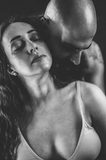 istock Intimate moment between loving couple at home 2236340872