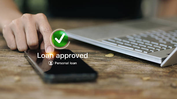 istock Loan Approved Notification on Smartphone, Personal Credit and Digital Lending 2236346565