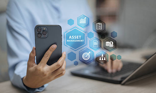 istock Digital asset management on smartphone with business icons and technology solutions 2236346590