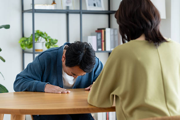 istock A middle-aged couple arguing at home 2236353016
