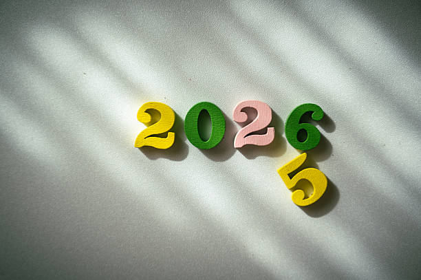 istock Colorful Wooden Numbers Representing New Year 2026 Celebration 2236353276