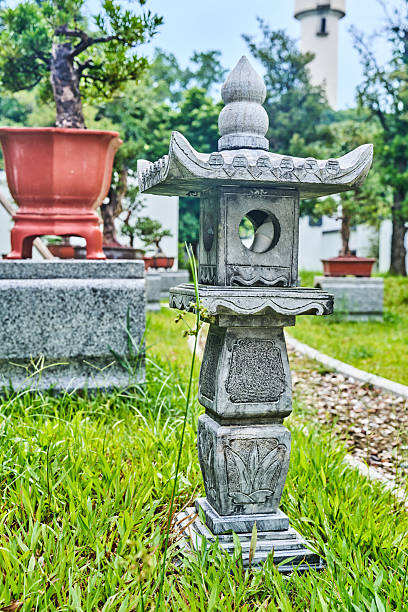 landscape in the Buddhist temple