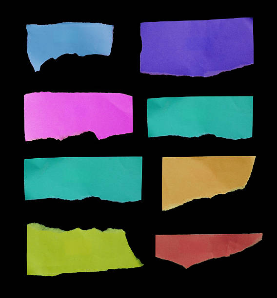 istock Recycled craft torn tear rip paper texture as background. 2236354651