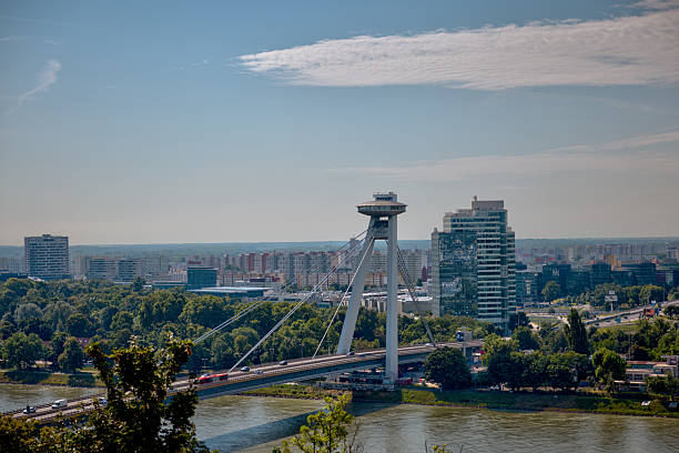 Die Stadt Brodeaux an dem Fluss Garonne in Frankreich