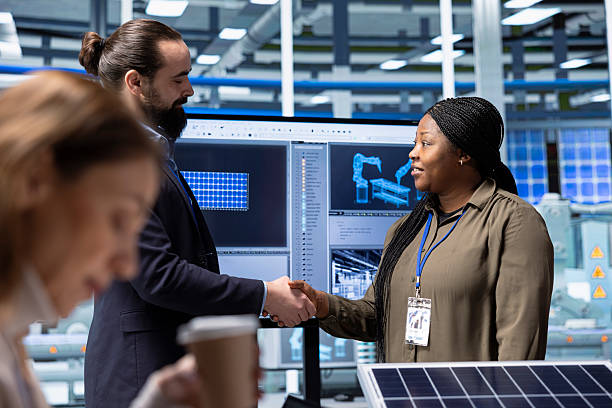 istock Manager shaking hands with investor, securing funding after successful pitch 2236358365