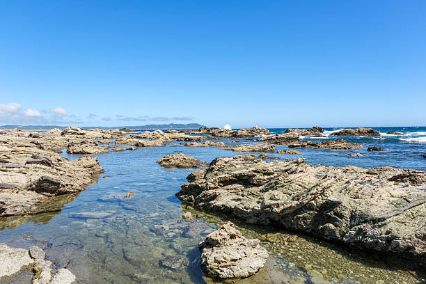 istock A coastline of eroded rocks 2236366844
