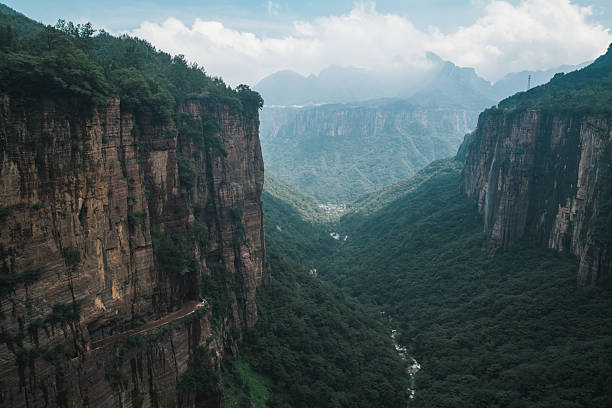 Guoliang Tunnel‌ at Taihang mountains(郭亮挂壁公路)