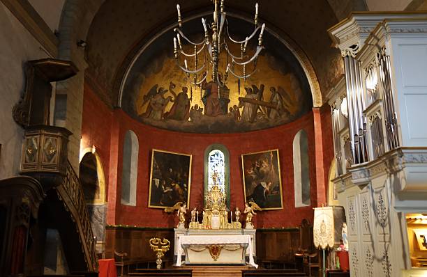 istock Luz Saint Sauveur - Templar church 2236372073