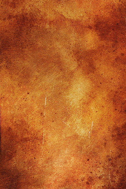 istock Brown abstract grunge textured background with organic rust patterns and scratches 2236372913