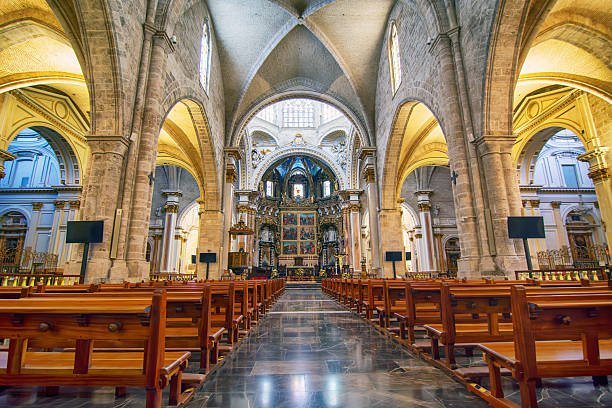 istock Interior of Valencia Cathedral, Spain 2236375563