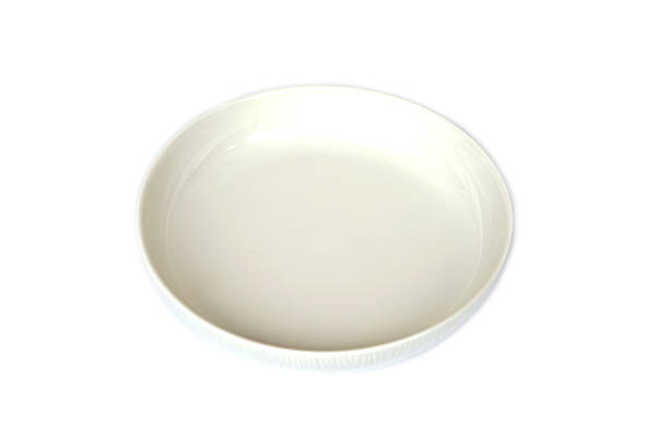 istock White ceramic plate isolated on white background. Minimalist round dish perfect for serving food, desserts, or salads. Elegant tableware suitable for kitchen, restaurant, or dining decoration. 2236376208