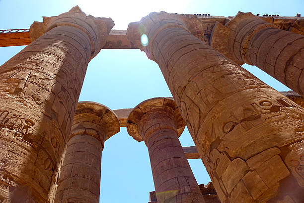istock Exploring the Majestic Columns of the Karnak Temple Complex in Ancient Egypt Under Bright Sunlight 2236378239