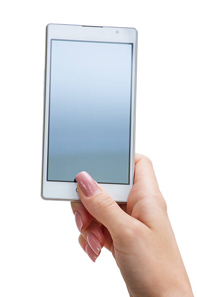 mobile phone in female hand