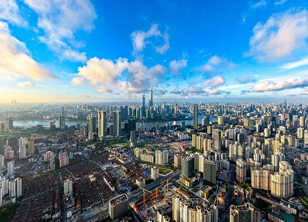 istock Aerial Panorama of Shanghai 2236385991
