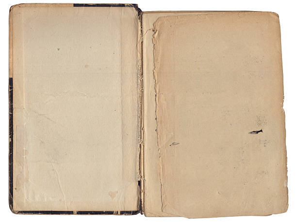 istock Vintage empty background of old book paper texture isolated 2236390917