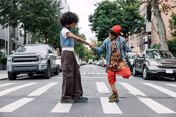 istock Friends strolling in Williamsburg 2236393525