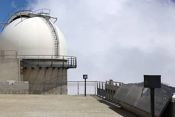Telescopes of the Teide Astronomical Observatory in Tenerife, Spain.