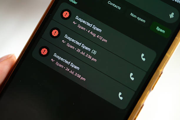istock History of Suspected Spam Calls 2236427397