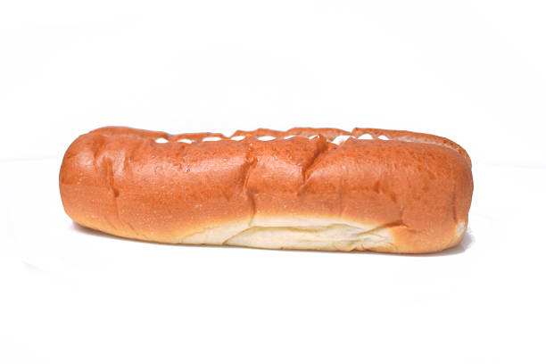 istock Bun of hot dog on white background 2236432950