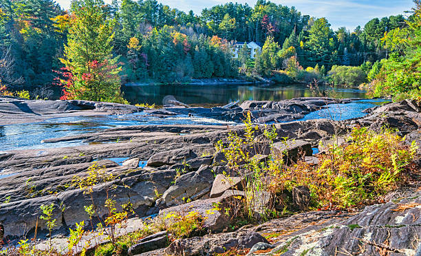 istock Muskoka Wilson's Falls Trail and Rocky River Bed 2236433397