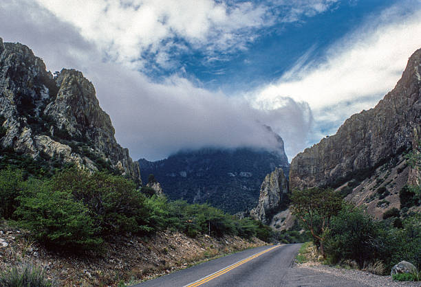 Big Bend NP - Road Into Chisos Basin - 1984