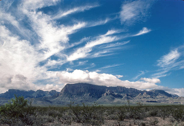 Big Bend NP - Chisos Mountains & Clouds - 1984