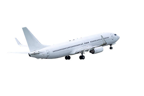 istock Take off a passenger plane isolated on white background 2236467399